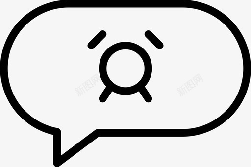 短信提醒评论对话图标图标
