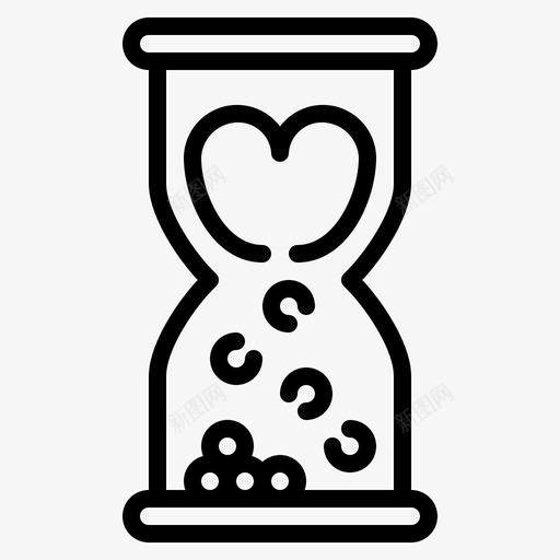 爱的时间关系浪漫图标svg_新图网 https://ixintu.com 关系 时间 浪漫 爱的