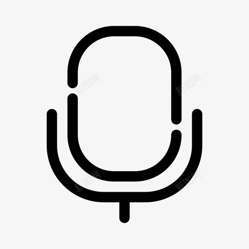 麦克风卡拉OK录音图标svg_新图网 https://ixintu.com OK 卡拉 录音 用户界面 线路 讲话 语音 麦克风