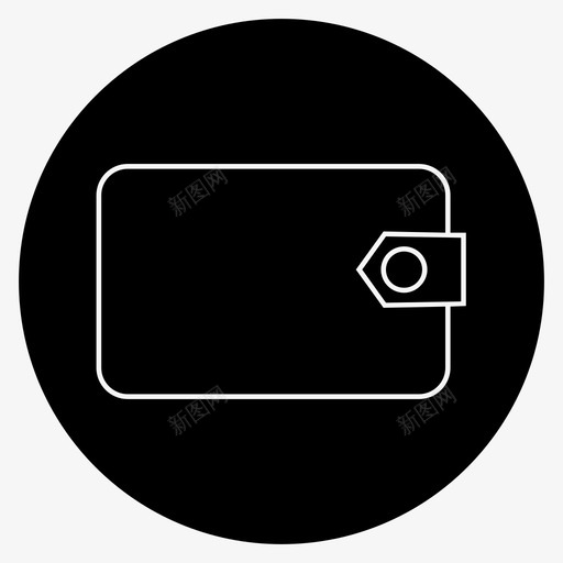 钱包卡片持有者图标svg_新图网 https://ixintu.com 卡片 持有者 钱包
