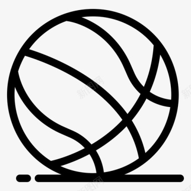 球篮子篮球图标图标