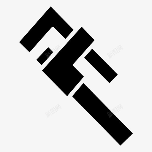 扳手活扳手图标svg_新图网 https://ixintu.com 扳手