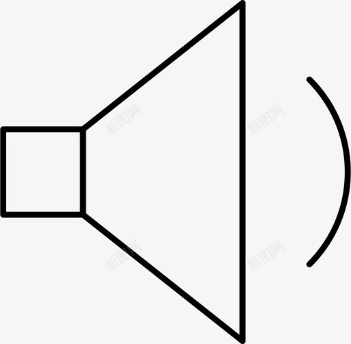 扬声器硬件声音图标svg_新图网 https://ixintu.com 声音 多媒体 扬声器 硬件 计算机