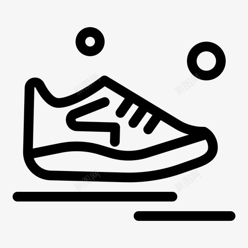 鞋子运动男人图标svg_新图网 https://ixintu.com 游戏 男人 跑步 运动 鞋子