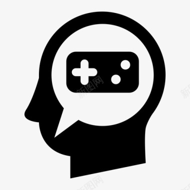 游戏爱好者控制器游戏板图标图标