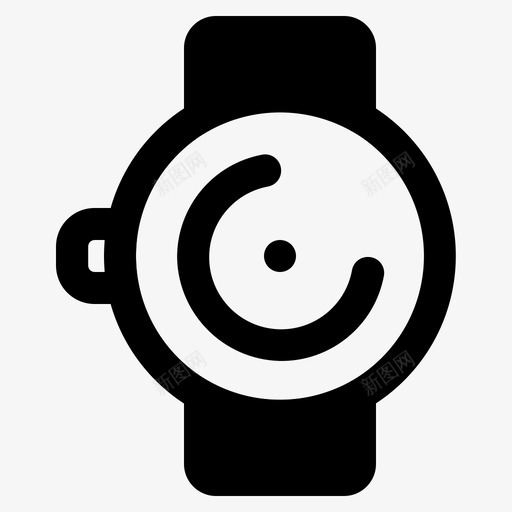 手表时钟电子图标svg_新图网 https://ixintu.com 手表 时钟 时间 电子 电子字形项目 计时器