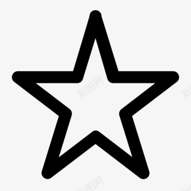 星星最爱标记图标图标