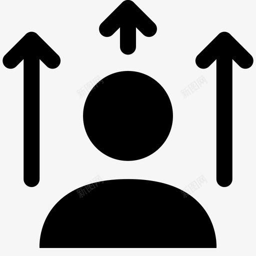 员工绩效upgradak图标svg_新图网 https://ixintu.com gradak up 员工绩效