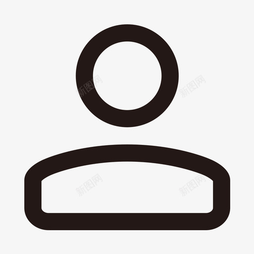 个人中心.iconsvg_新图网 https://ixintu.com 个人中心.icon