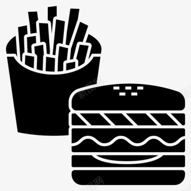 食物汉堡吃图标图标