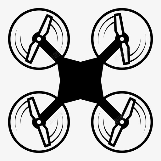 无人机飞行运动图标svg_新图网 https://ixintu.com 无人机 运动 顶部 飞行