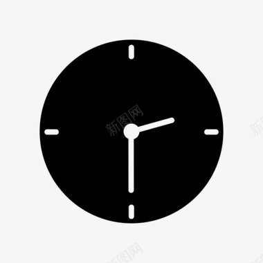 时钟正方形时间和日期图标图标