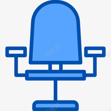 办公椅101办公室蓝色图标图标