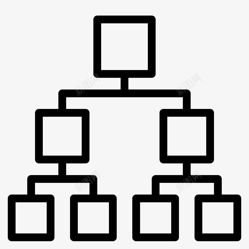 业务图层次结构组织图标svg_新图网 https://ixintu.com 业务 图表 层次 组织 结构