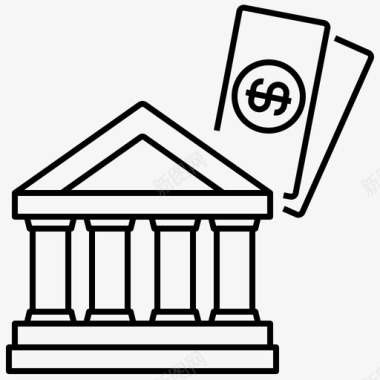 金融银行商业图标图标