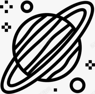 天王星空间123直线图标图标
