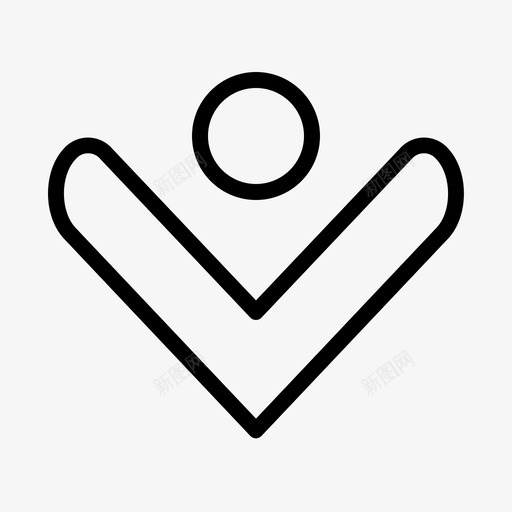 下箭头方向符号图标svg_新图网 https://ixintu.com 方向 符号 箭头 集合