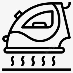 蒸拿房熨斗电器布料图标高清图片