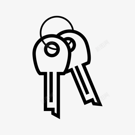 钥匙关闭打开图标svg_新图网 https://ixintu.com 关闭 打开 钥匙