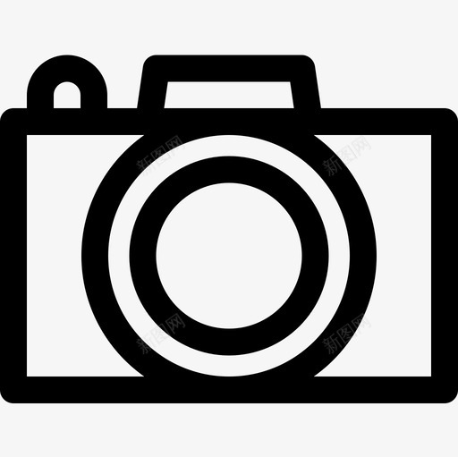 照相照相机摄影85线性图标svg_新图网 https://ixintu.com 摄影 照相 照相机 线性