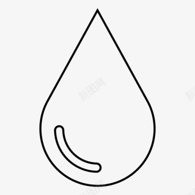 水饮料水滴图标图标