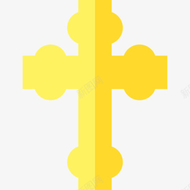 十字架宗教信仰24扁平图标图标