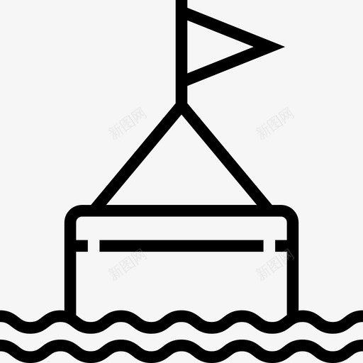 浮标潜水14线性图标svg_新图网 https://ixintu.com 浮标 潜水 线性