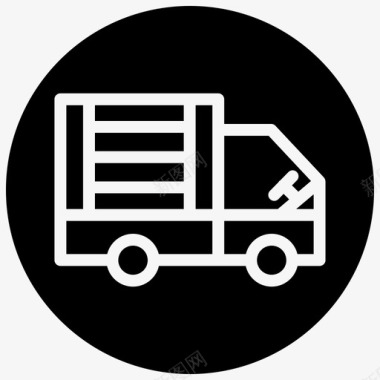 送货车物流3blackfillMinsfront图标图标