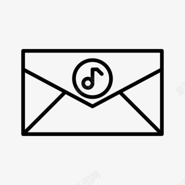 撰写电子邮件信封图标图标