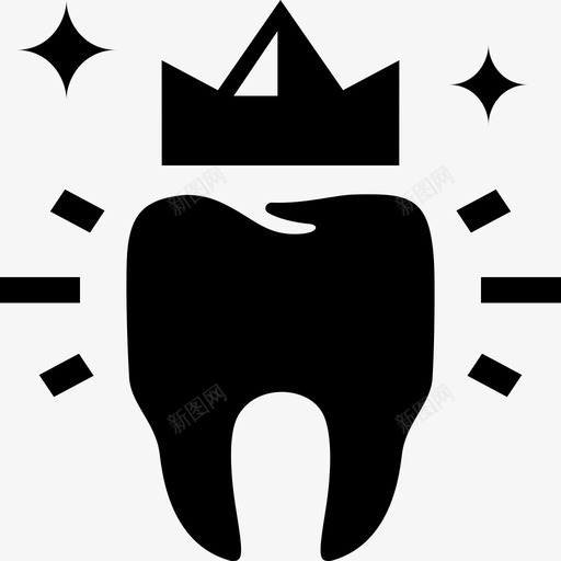 牙科服务护理皇冠图标svg_新图网 https://ixintu.com 护理 牙科 牙科服务 皇冠