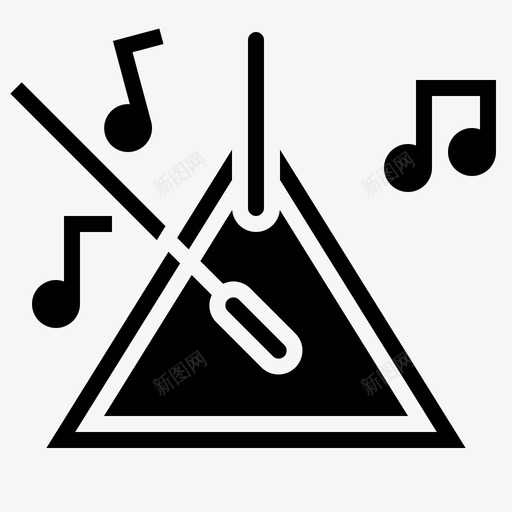 三角俱乐部表演图标svg_新图网 https://ixintu.com 三角 俱乐部 声音 演奏 表演 音乐
