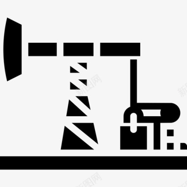 Pumpjack9月能源2号固态图标图标