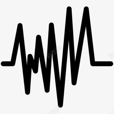 声音声波技术图标图标