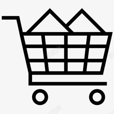 购物袋商务电子商务图标图标