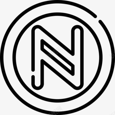 Namecoin货币6直系图标图标