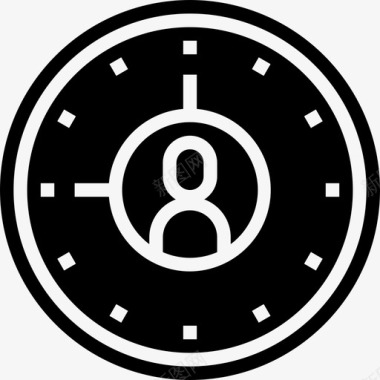 时钟业务管理31填充图标图标