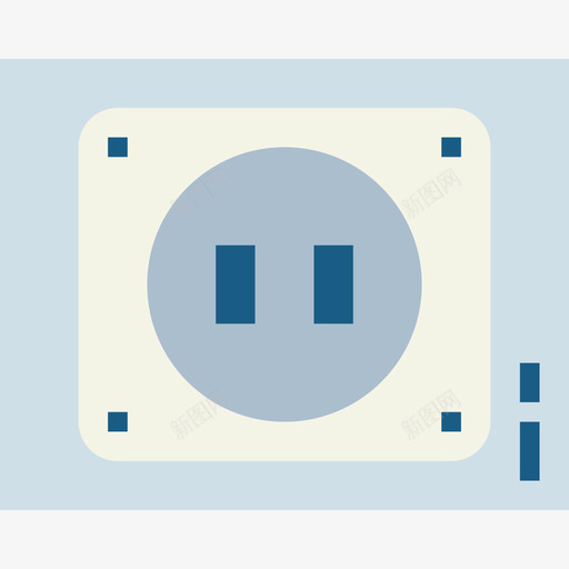 插座能量20扁平图标svg_新图网 https://ixintu.com 扁平 插座 能量
