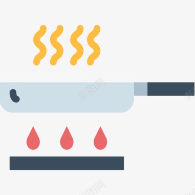 平底锅厨房工具20平底图标图标