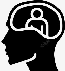 精神分裂症精神分裂症人类思维39填充图标高清图片