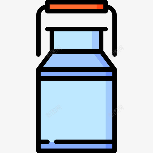 牛奶荷兰17线性颜色图标svg_新图网 https://ixintu.com 牛奶 线性 荷兰 颜色