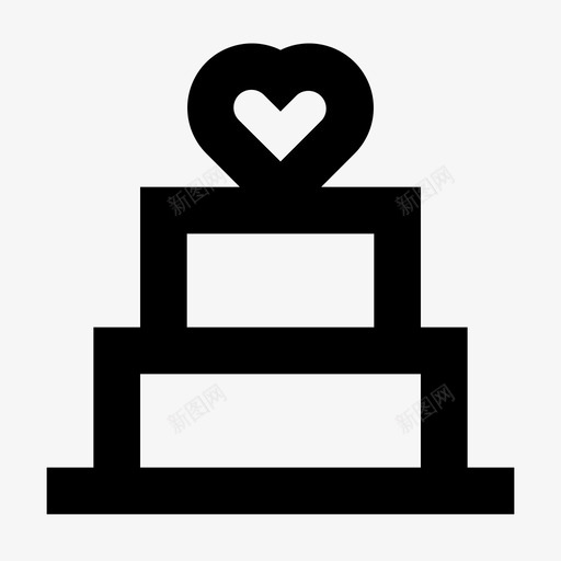 爱情与浪漫烘焙食品蛋糕图标svg_新图网 https://ixintu.com 婚礼蛋糕 烘焙食品 爱情与浪漫 爱情浪漫提纲24 爱情蛋糕 甜点 蛋糕