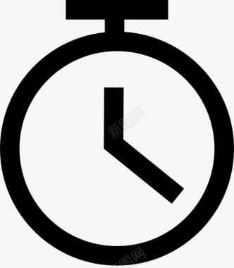 秒表时钟中午图标图标