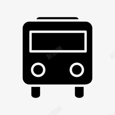 公共汽车公共交通卡车图标图标