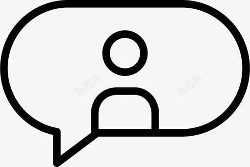 短信人评论对话图标svg_新图网 https://ixintu.com 对话 描述 短信人 短信薄 评论 谈话