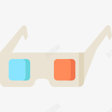 3d眼镜81电影院平板图标图标