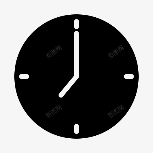 办公时间闹钟时钟图标svg_新图网 https://ixintu.com 办公 字形 小时 手表 时钟 时间 混合 符号 闹钟