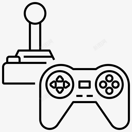 游戏游戏机玩家图标svg_新图网 https://ixintu.com 技术 游戏 游戏机 玩家 生活方式 视频