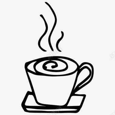 咖啡早餐咖啡屋图标图标