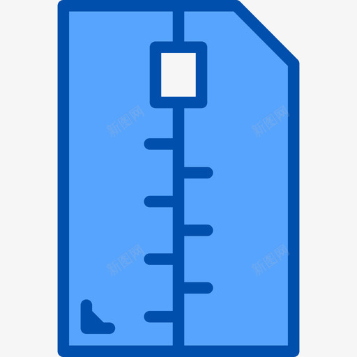 Zip文件和文件夹9蓝色图标svg_新图网 https://ixintu.com Zip 文件和文件夹9 蓝色