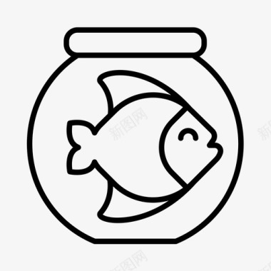 鱼缸动物宠物图标图标